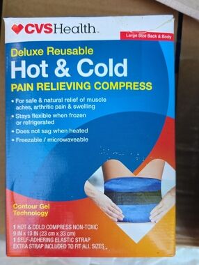 Blue Deluxe Reusable Hot & Cold Pain Relieving Compress
